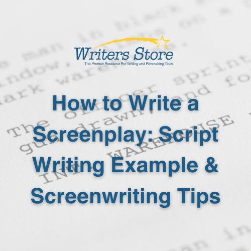 how to write a movie script